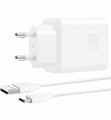 Huawei SuperCharge Wall Charger адаптер+кабель Type-C (белый)